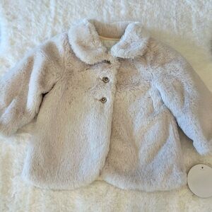 Edgehill Collection Faux Fur Coat